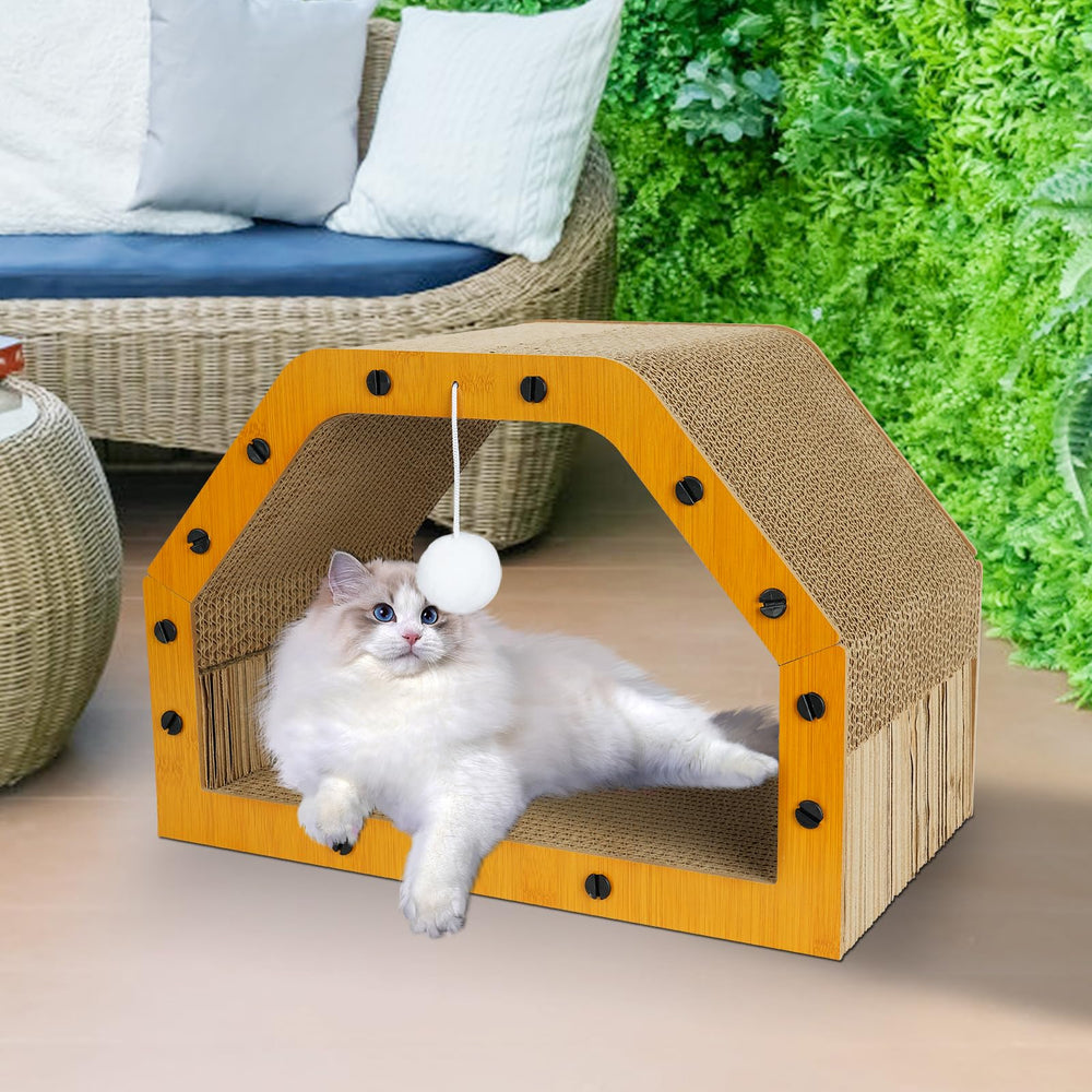 TIMIEEYA uso-interior-comodo: ideal para gatos que descansan y juegan.