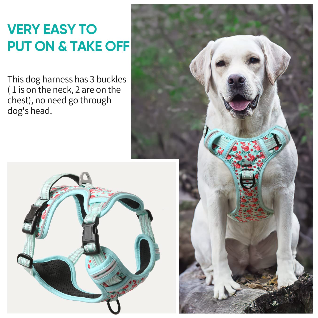 Arnés Timos acolchado y malla transpirable para confort