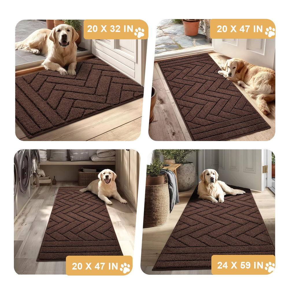 Alfombra Tindbea multiusos: adecuada para interiores y umbrales.
