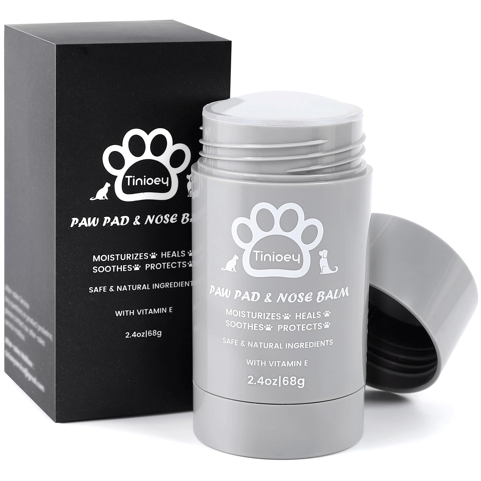 Tinioey balsamo para patas de perro, protege y suaviza las almohadillas