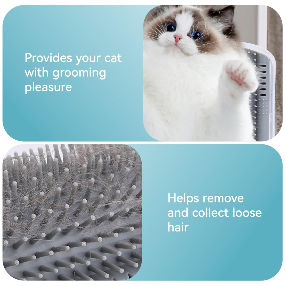 Tiny Pets: cerdas suaves para gatos, masaje agradable sin tirar pelo.