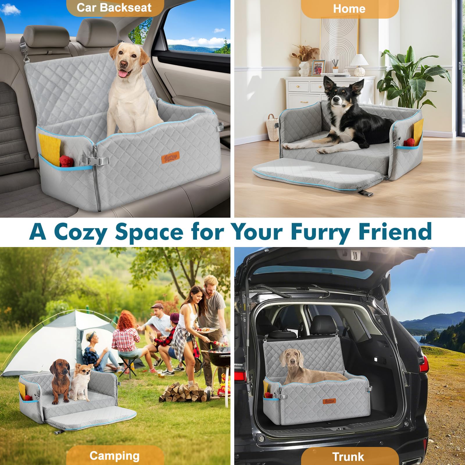 Tivray: acceso-facil-perros-coche, entrada rápida para mascotas.