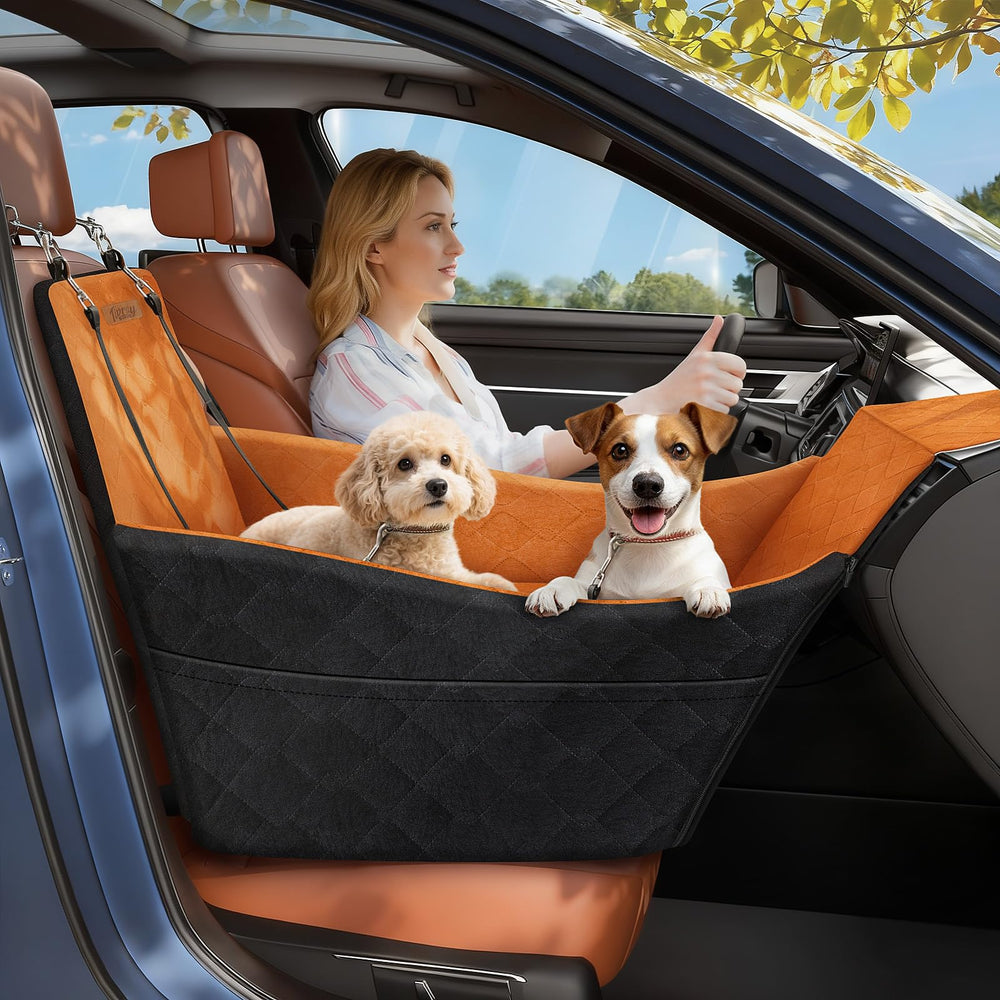 Tivray: asiento elevado para perro en coche con mejor visibilidad y comodidad