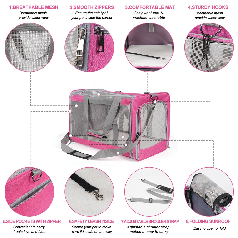 TIYOLAT carrier bolsillo lateral para accesorios de viaje