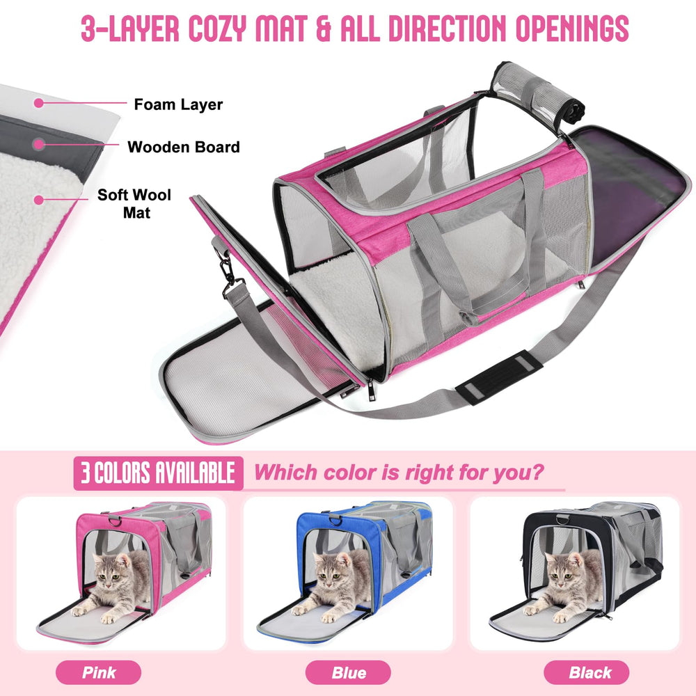 TIYOLAT carrier con asa y correa ajustable para viajar