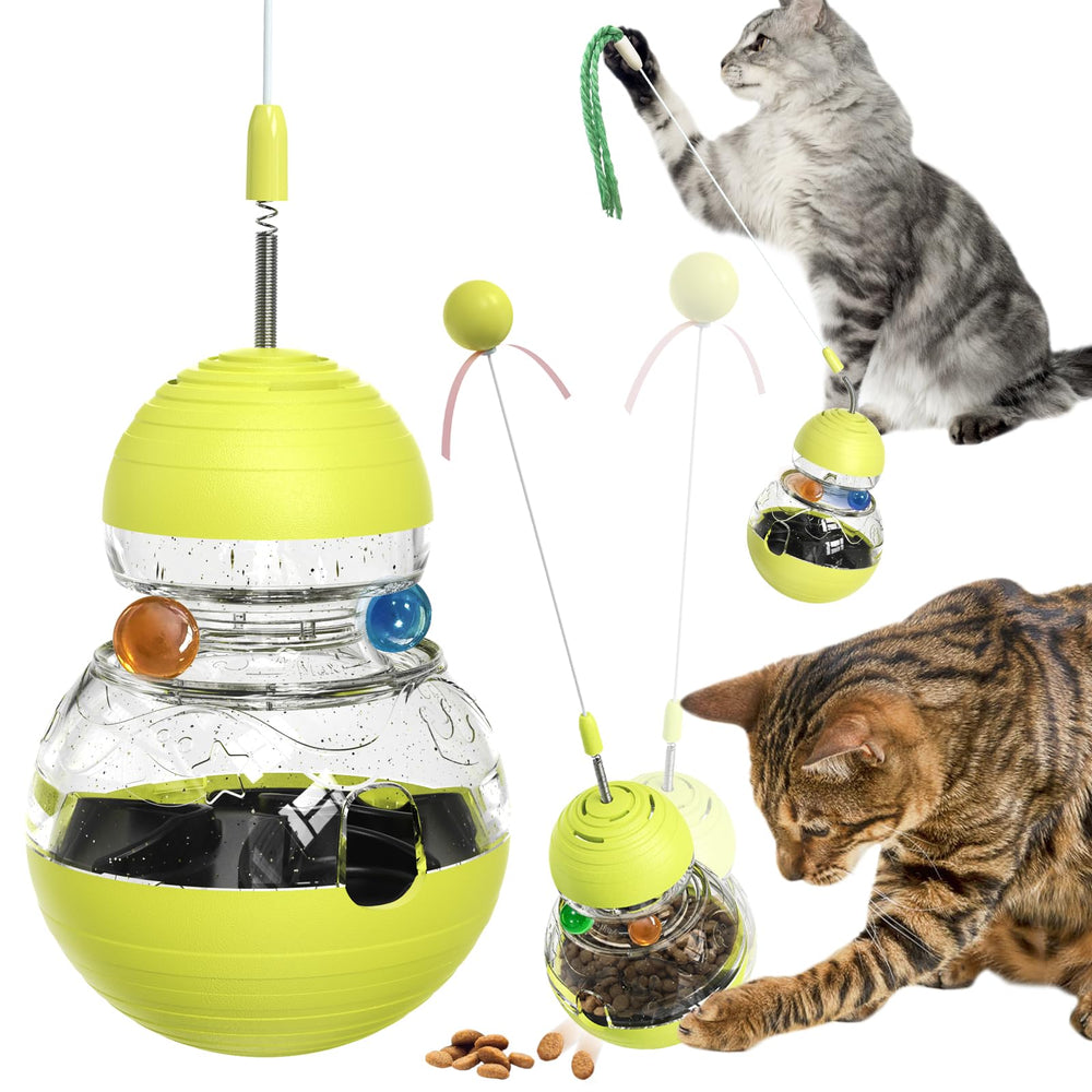 TLKNG base oscilante para gatos mantiene el juego estable y seguro.