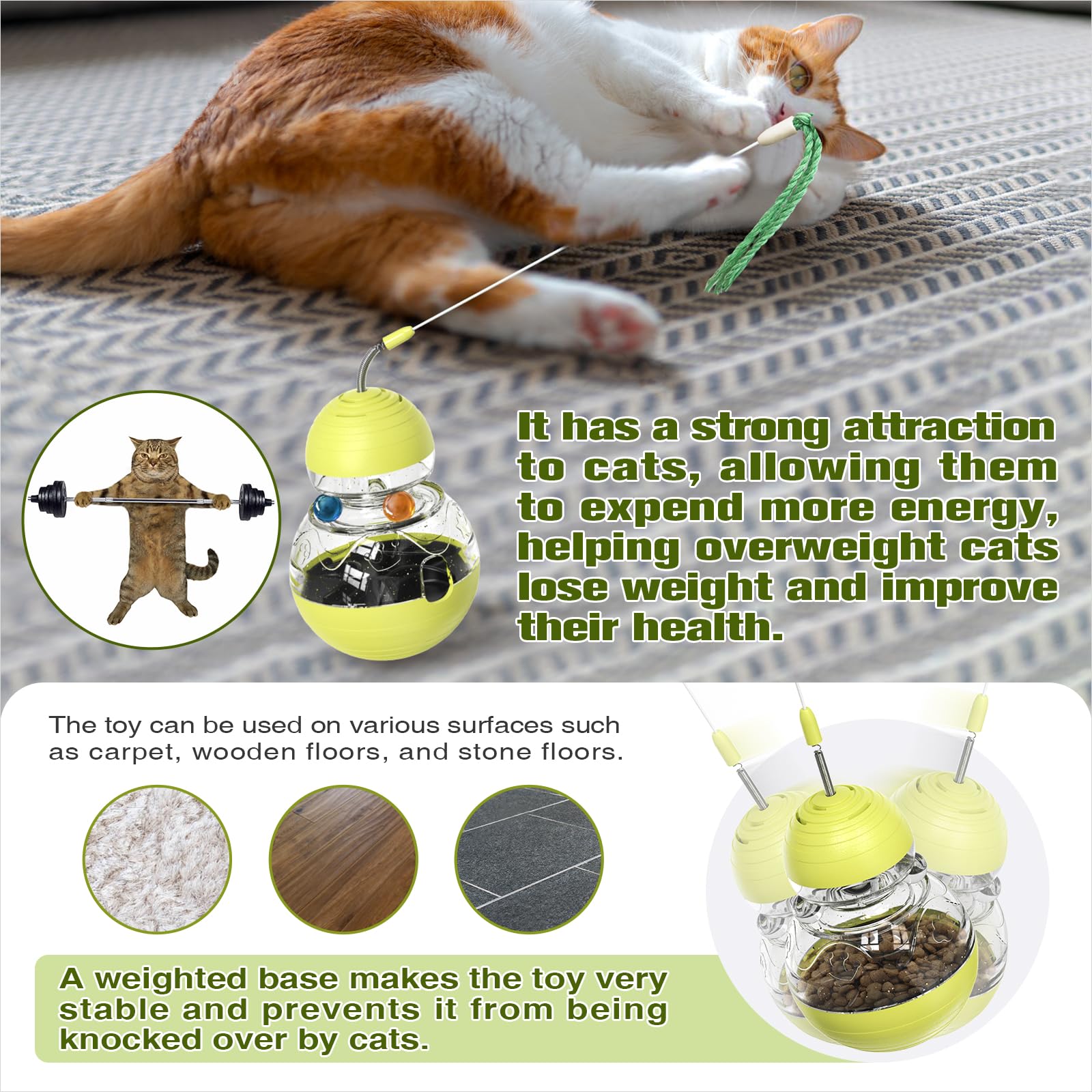 TLKNG juego en acción muestra el conjunto completo para gatos.