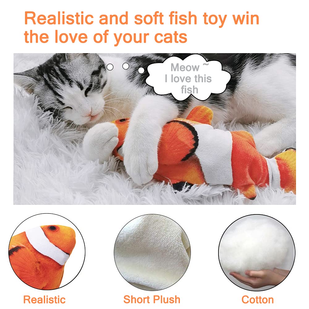 Tocirelo Poisson Catnip Poche, attire votre félin par son arôme naturel.
