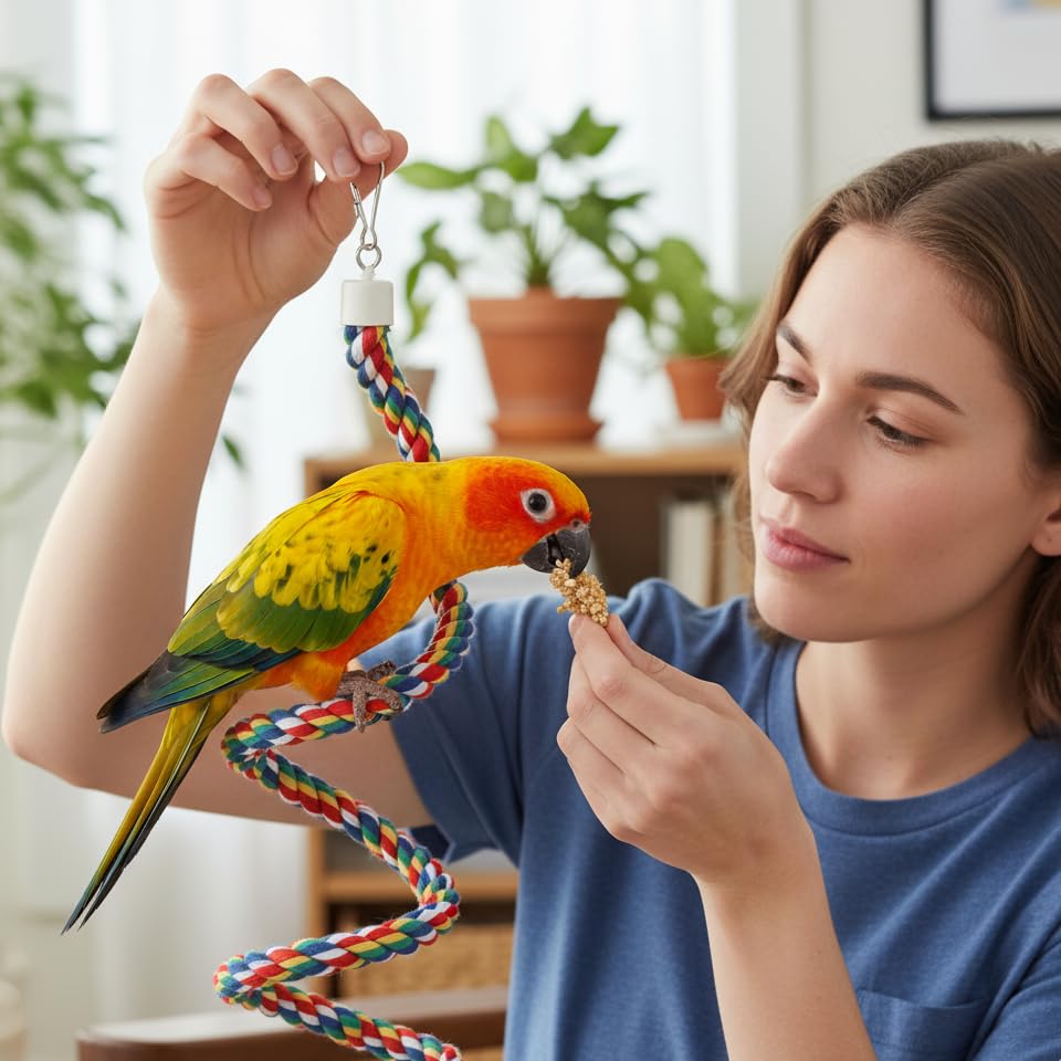 TogyGooty percha de cuerda con ajuste fácil: instalación rápida y segura.