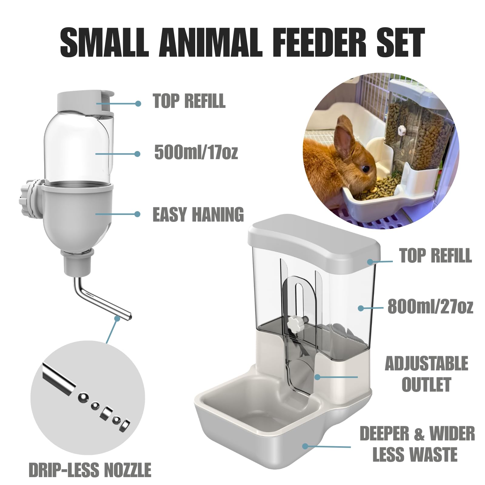 TOKAYIFE bebedero automatico de agua para mascotas: evita derrames y mantiene fuente estable.