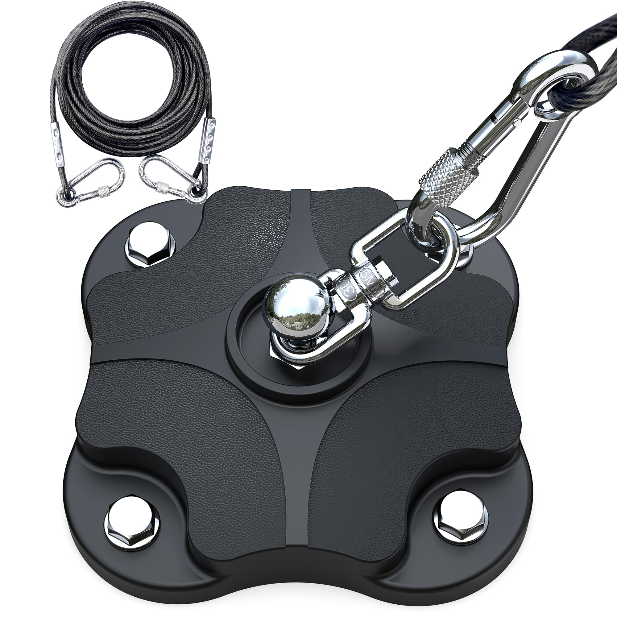 TOMBABY cable para perros 20 pies, ideal para seguridad al aire libre