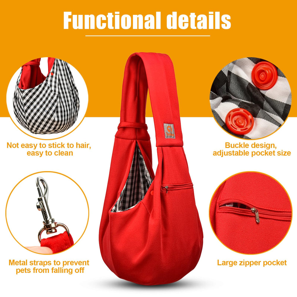 Tomkas Sling materiales durables y suaves para uso diario.
