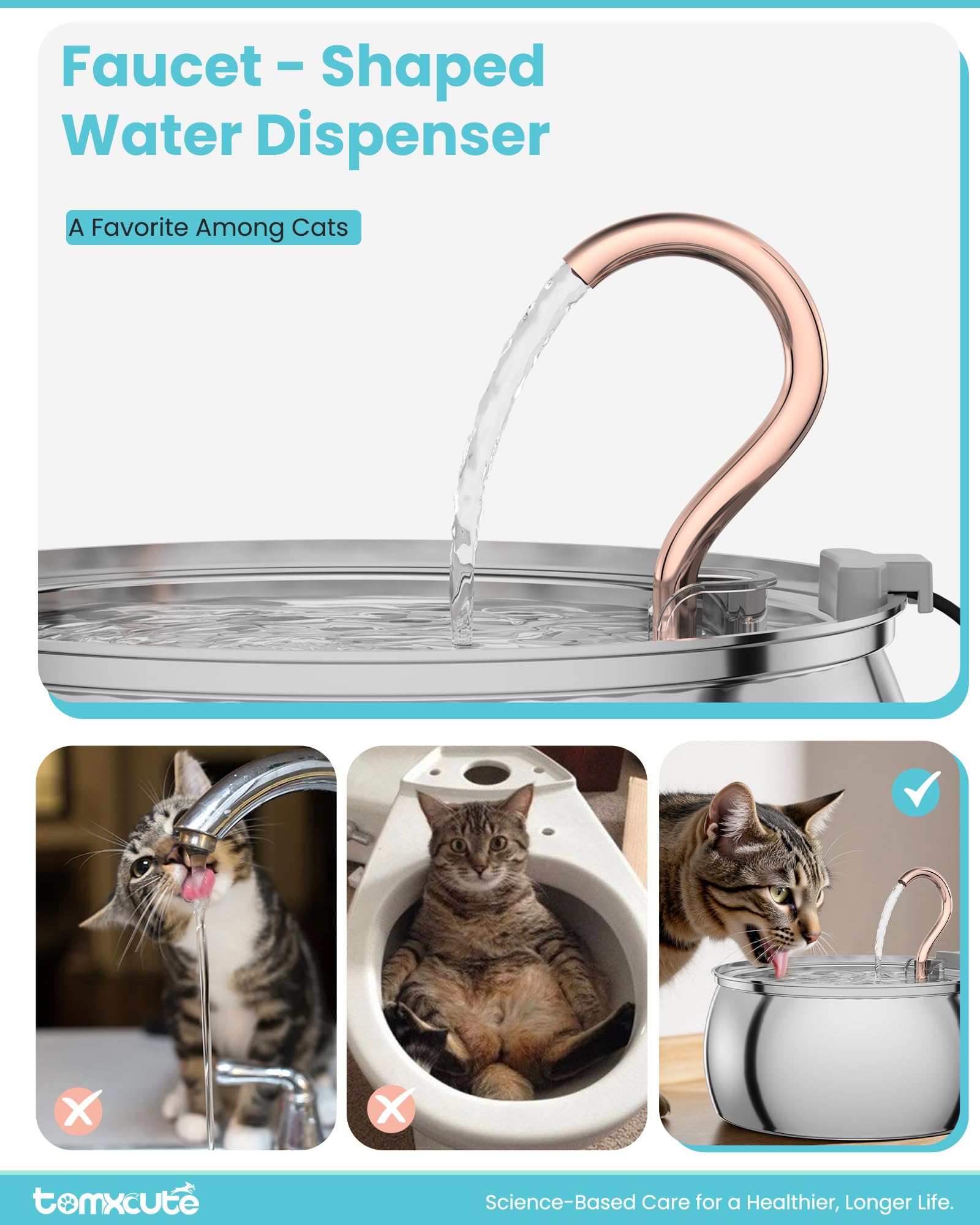 Tomxcute tanque de 4,0 L mantiene agua fresca para días.