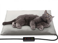 Toozey almohadilla de calor para mascotas con controlador LED y múltiples ajustes.