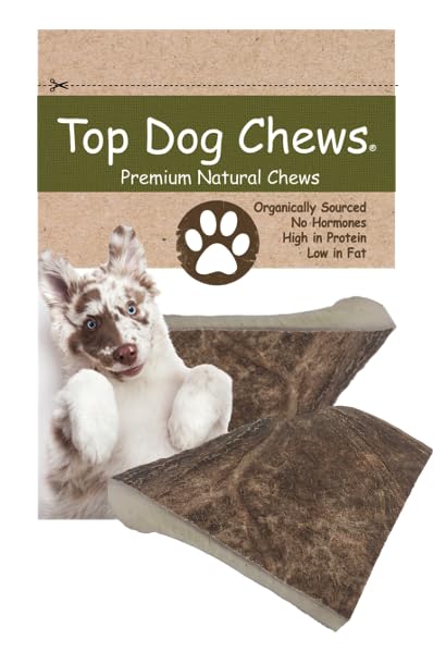Top Dog Chews astas de alce XL, masticación prolongada para perros grandes