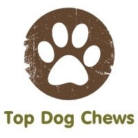 Top Dog Chews muestra empaque de 100 unidades listas para compartir.