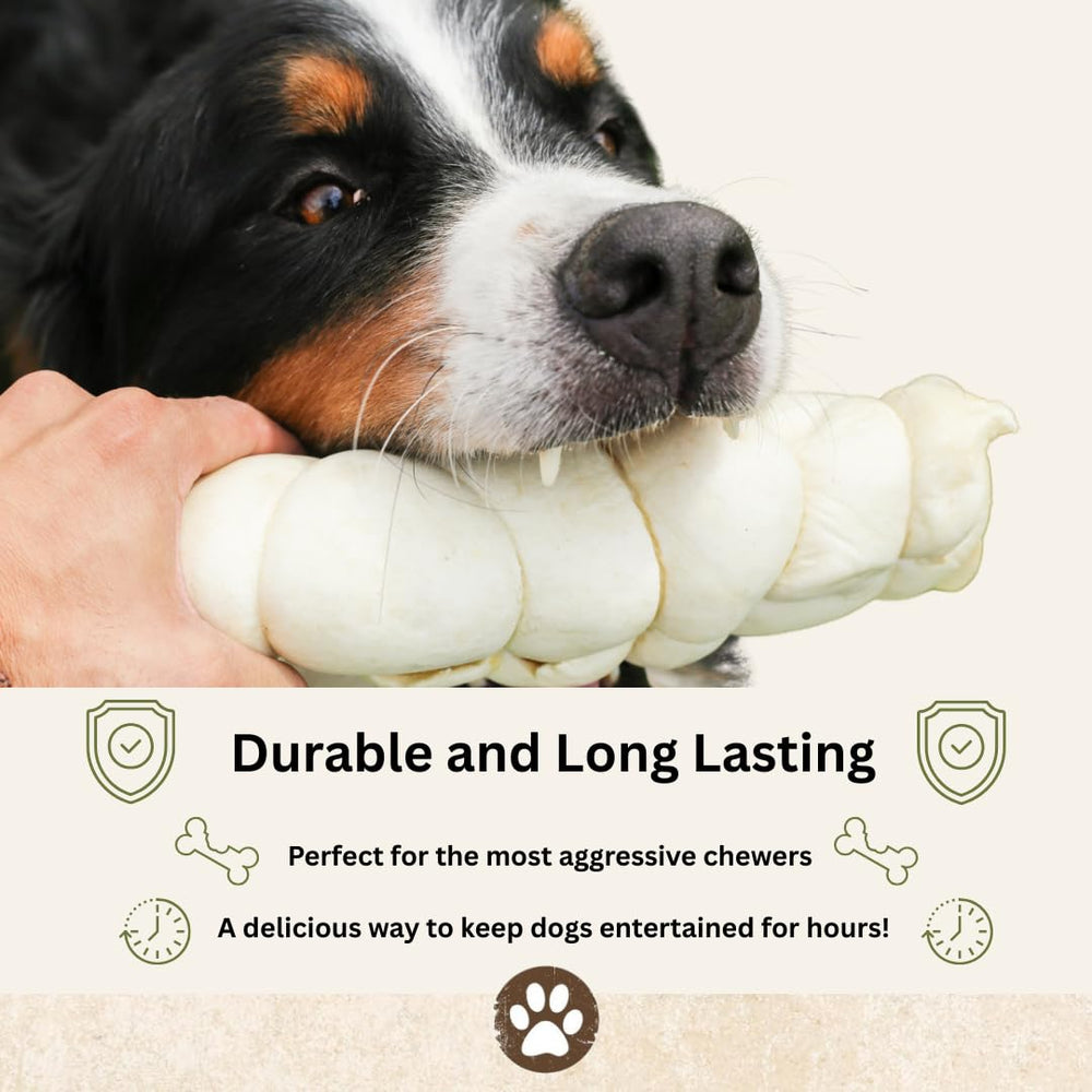 Top Dog Chews rollos de mejilla de res 3 pulgadas, ingredientes naturales y puros