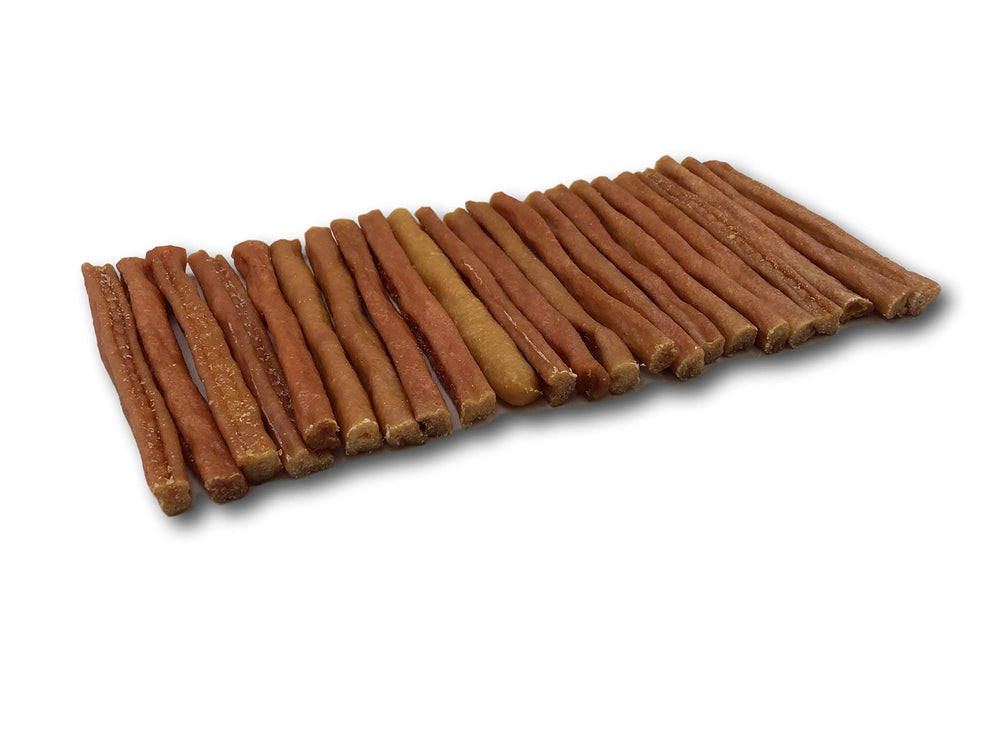 Top Dog Chews Tendón de Pavo Round Entrenamiento: ideal para refuerzo durante juego.