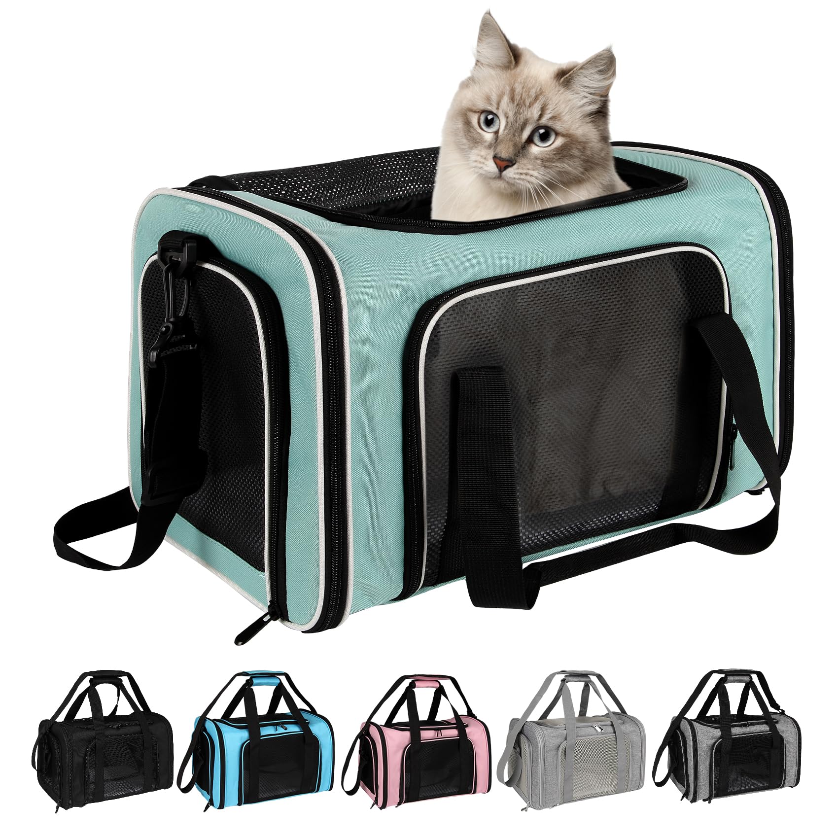 Top Tasta portamascotas uso diario para gatos-perros, interior suave