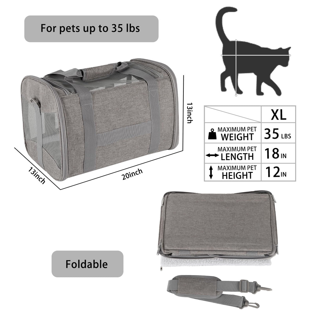 Top Tasta cartera transporte mascota, plegable y ligera para movilidad diaria.
