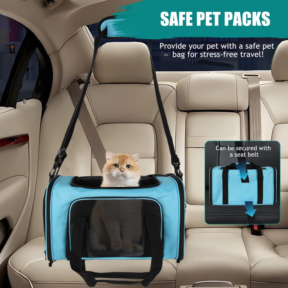 Top Tasta transportín incluye almohadilla suave desmontable para confort.