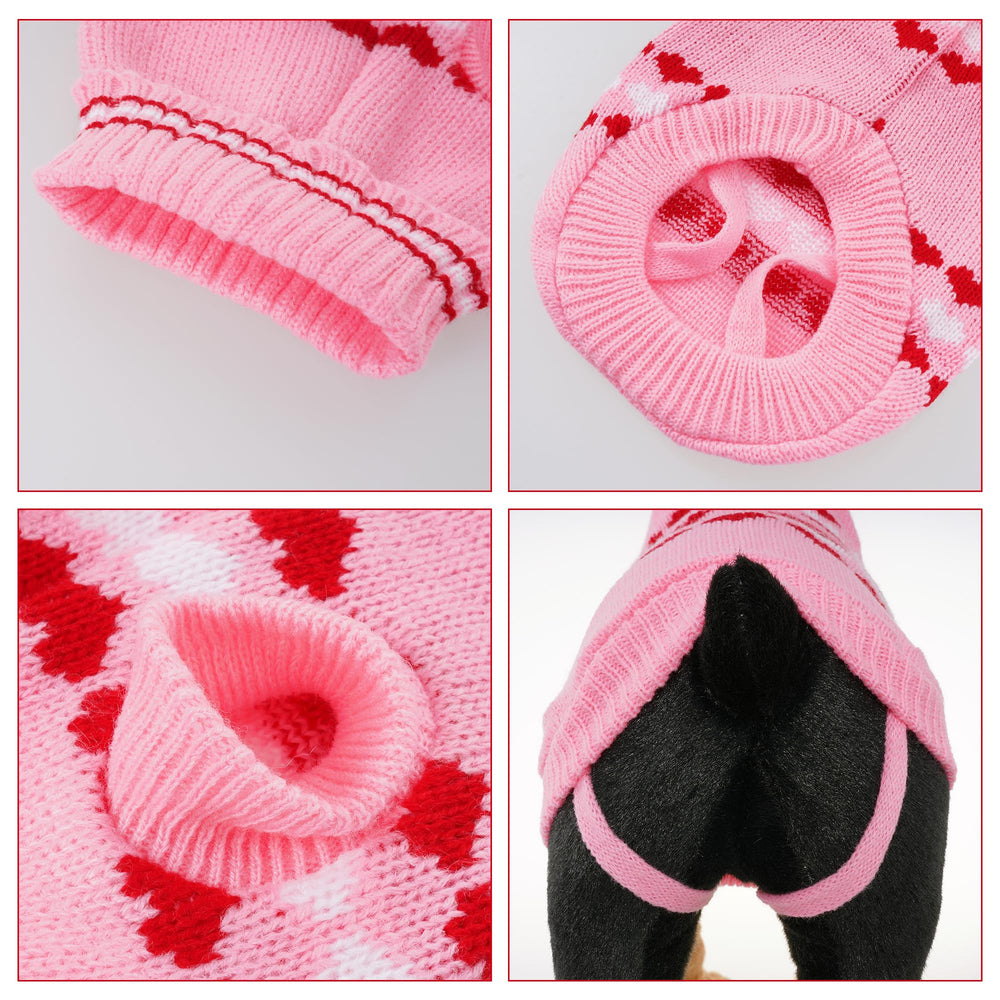 Topbuti prenda de punto suave para perro, mantiene el calor durante caminatas.