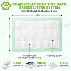 Almohadilla Topfeel para gato, almohadilla-gato-absorbente-rapida, mantiene seco el área.