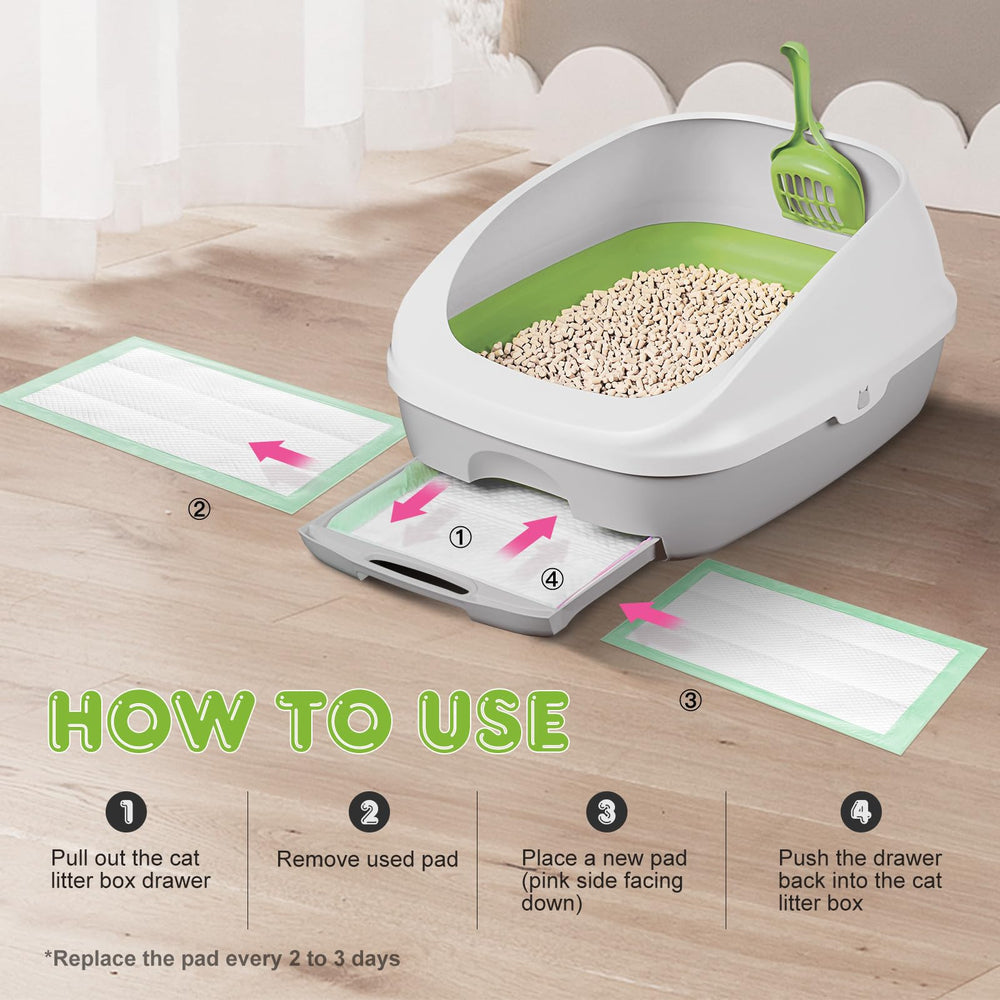 Almohadilla Topfeel para gato, almohadilla-gato-cambio-limpieza-rapido, reemplazo sencillo.