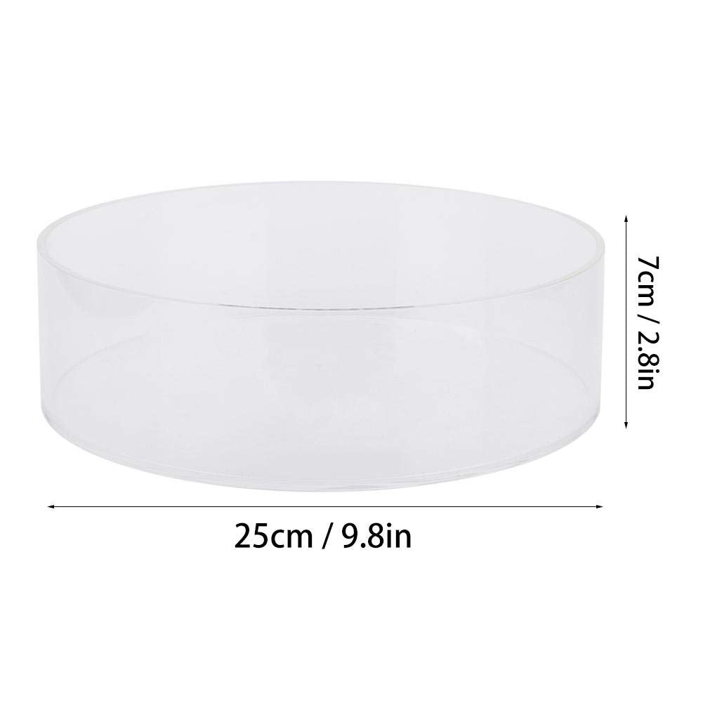 TOPINCN visor acrílico de 200 mm para visión detallada en acuarios.