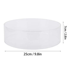 TOPINCN visor acrílico de 200 mm para visión detallada en acuarios.