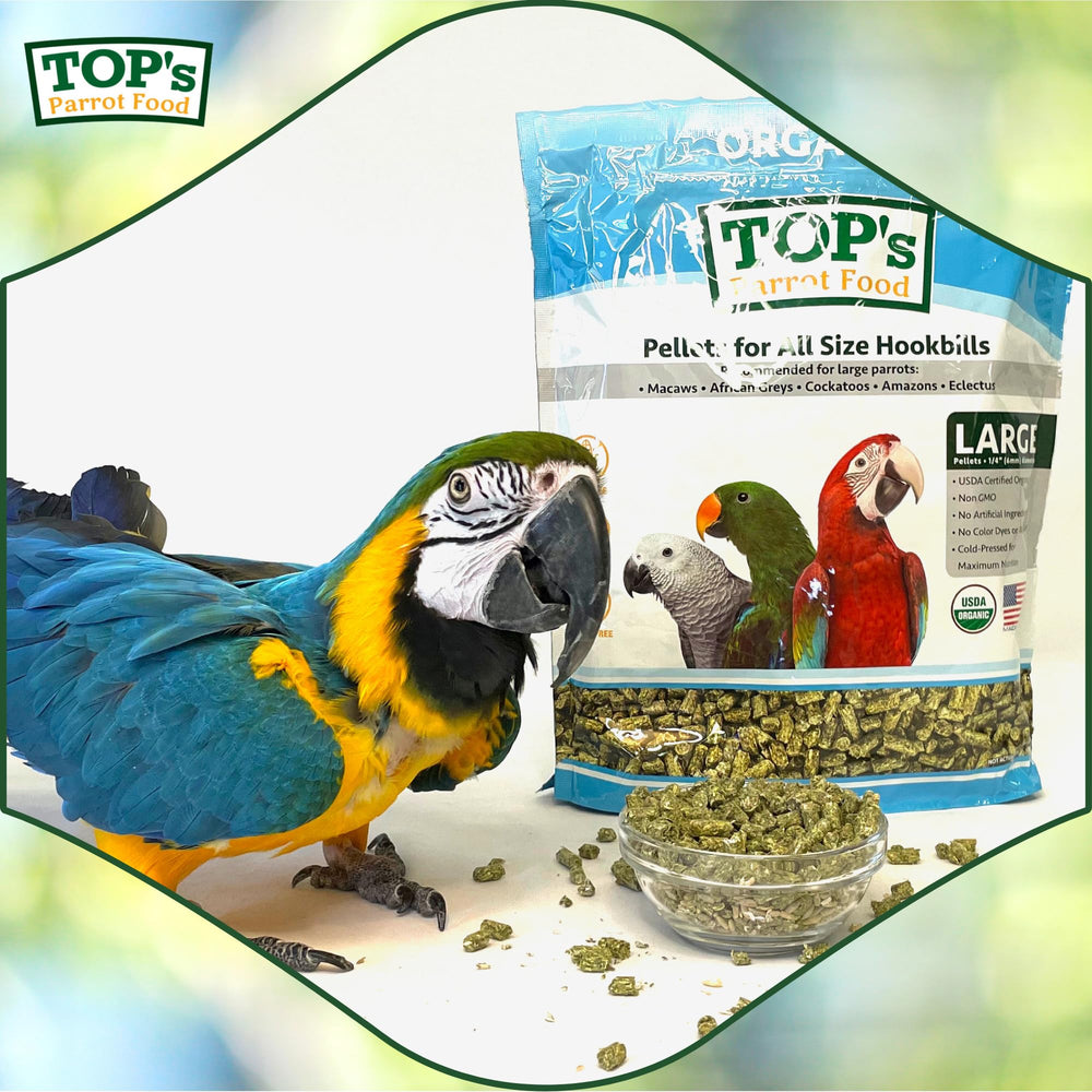 TOP's pellets prensados en frío, para conservar nutrientes y sabor natural.