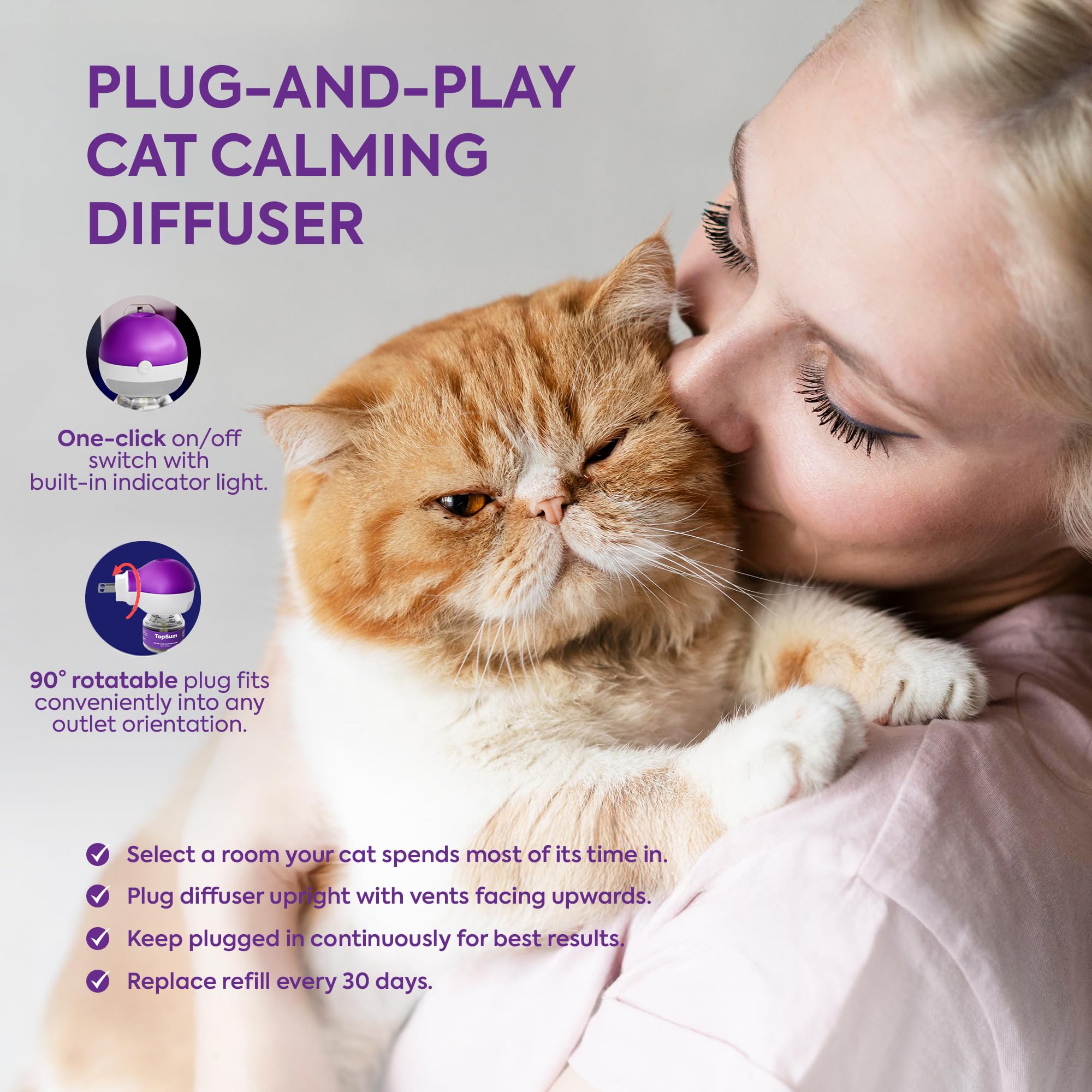 TopSum difusor de feromonas gatos apto para todas las edades