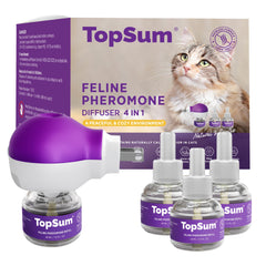 TopSum difusor de feromonas para gatos, crea ambiente calmante en casa.