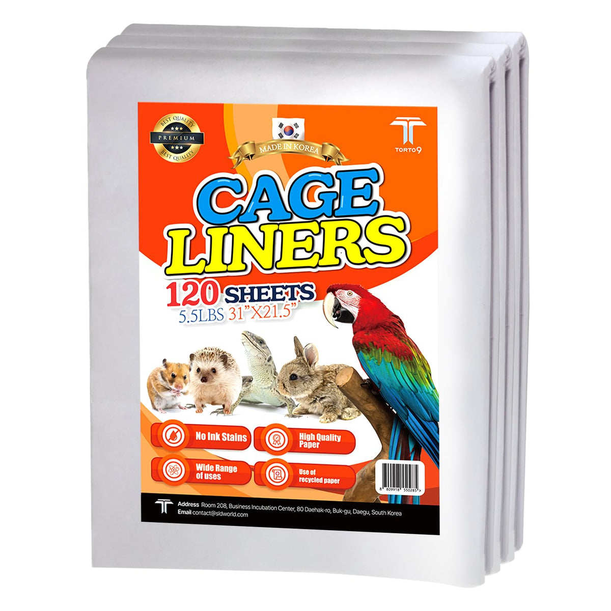 Hojas TORTO9 para jaula de aves, fáciles de cortar para ajuste.