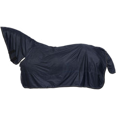 Capa de lluvia Tough1 con cuello: protección ligera para caballos durante viaje.