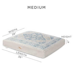 Funda CuddleTown cojin-piso repele el agua para uso diario.