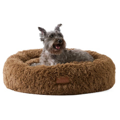 Town & Country Luxe CuddleTown cama redonda para mascotas, descanso cómodo
