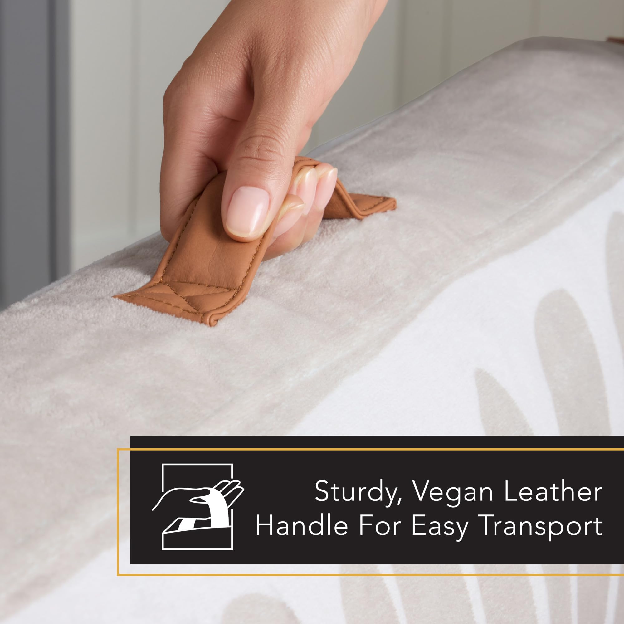 Town & Country Luxe CuddleTown Matisse: borde suave que acuna y apoya el cuerpo.