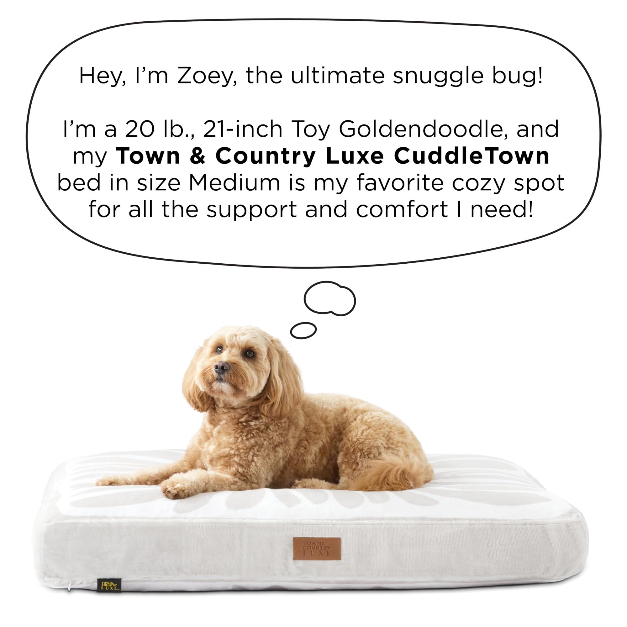  Town & Country Luxe CuddleTown Matisse, diseño decorativo que complementa el hogar