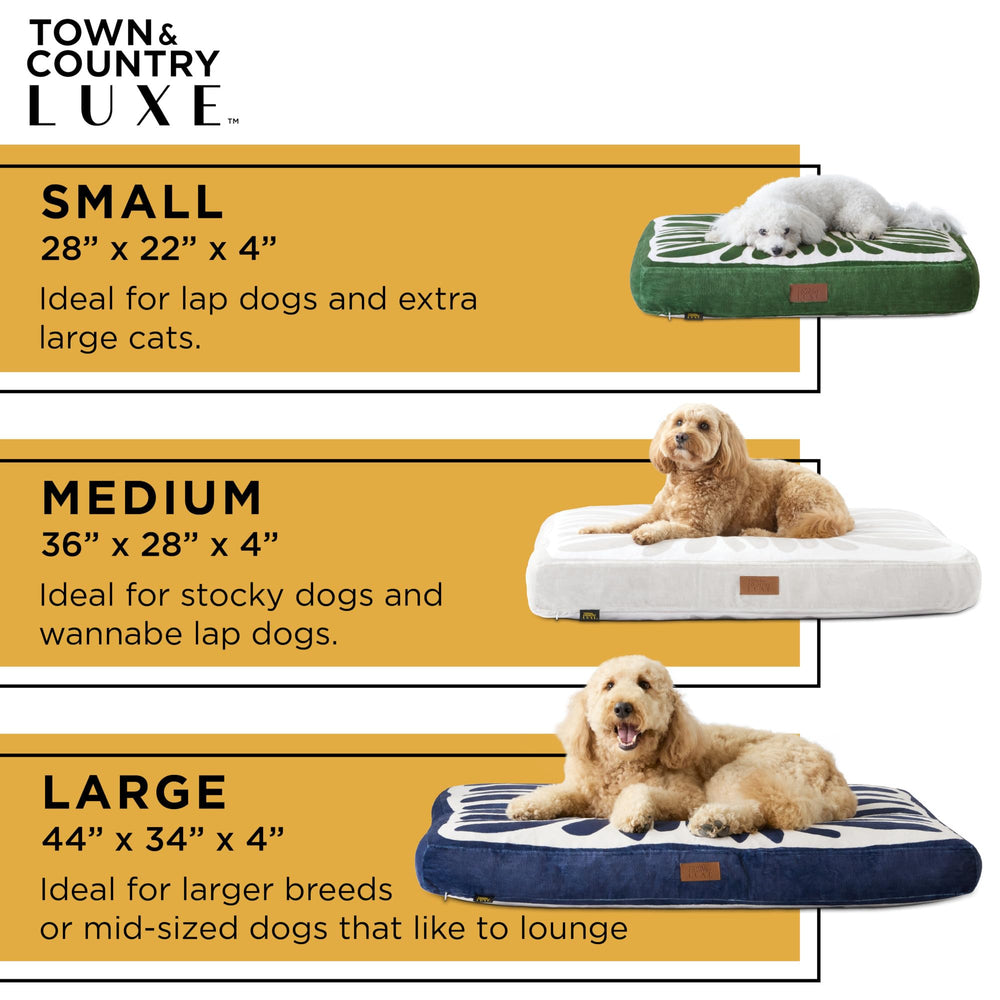 Town & Country Luxe CuddleTown Matisse, uso en casa para mascotas de todos los tamaños.