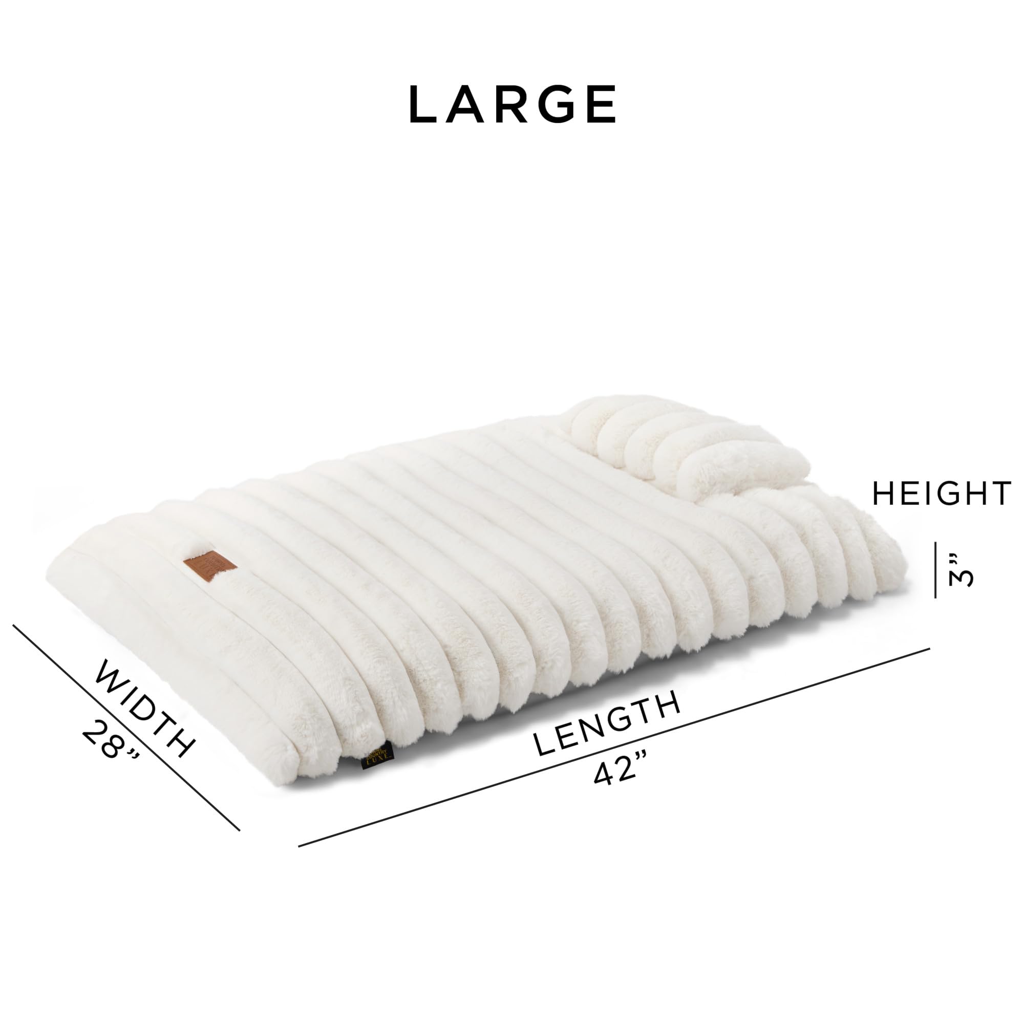 Town & Country Luxe CuddleTown: funda removible y lavable en máquina para cuidado sencillo.