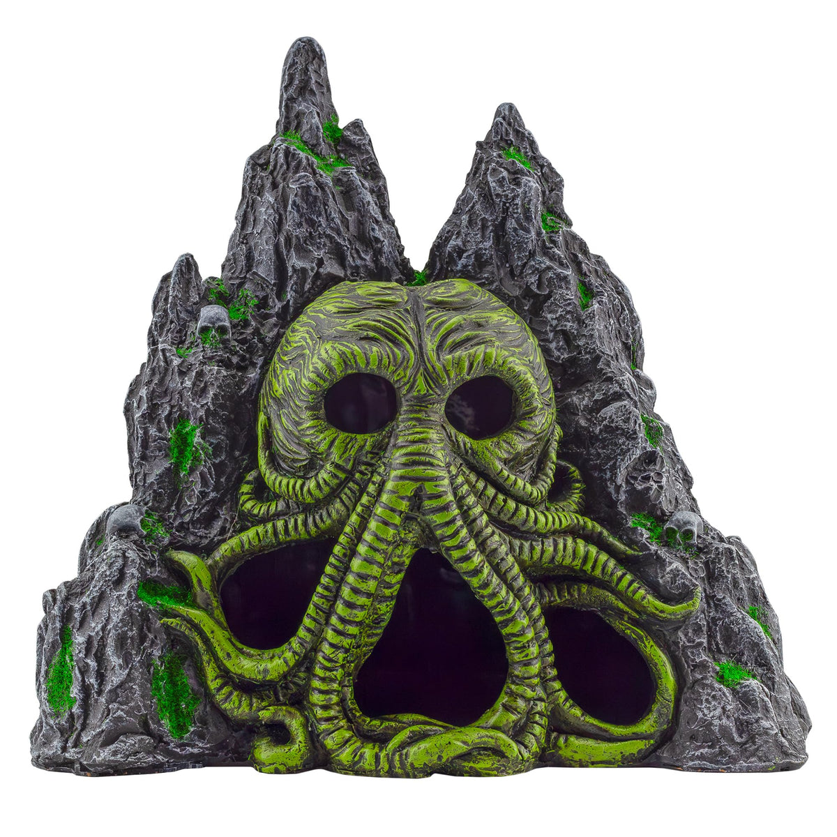 Toy Vault Cthulhu-monstruo para acuario, refugio decorativo Lovecraft para pecera.