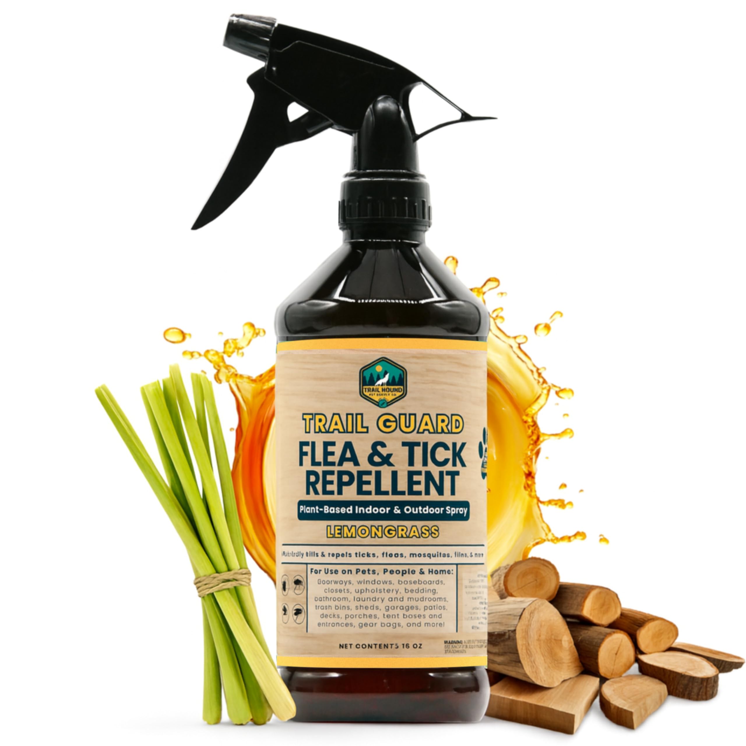 Trail Guard para exterior repele insectos, garrapatas y pulgas y protege al aire libre