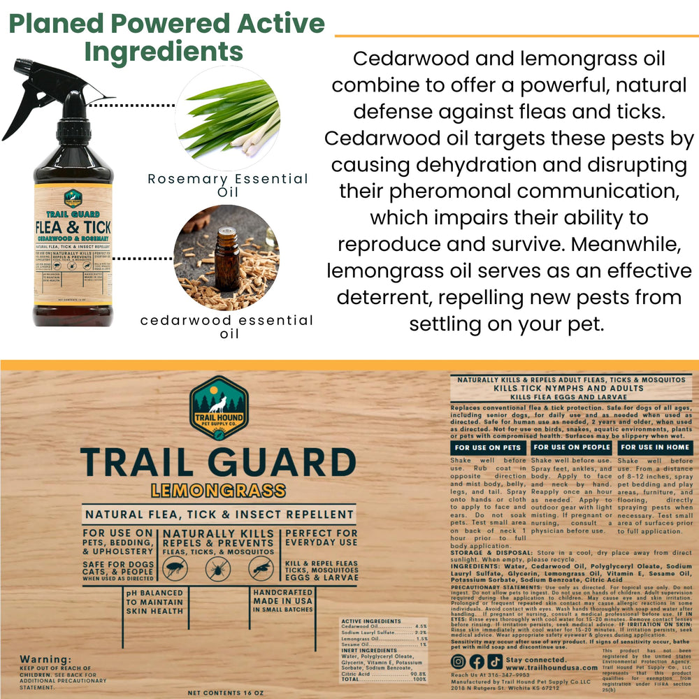 Trail Guard previene infestaciones de pulgas en casa y entorno con aplicación regular