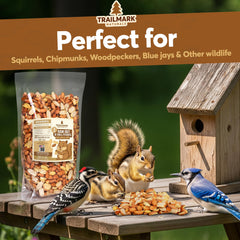 Trailmark Naturals alimento natural para fauna externa, sin sal.