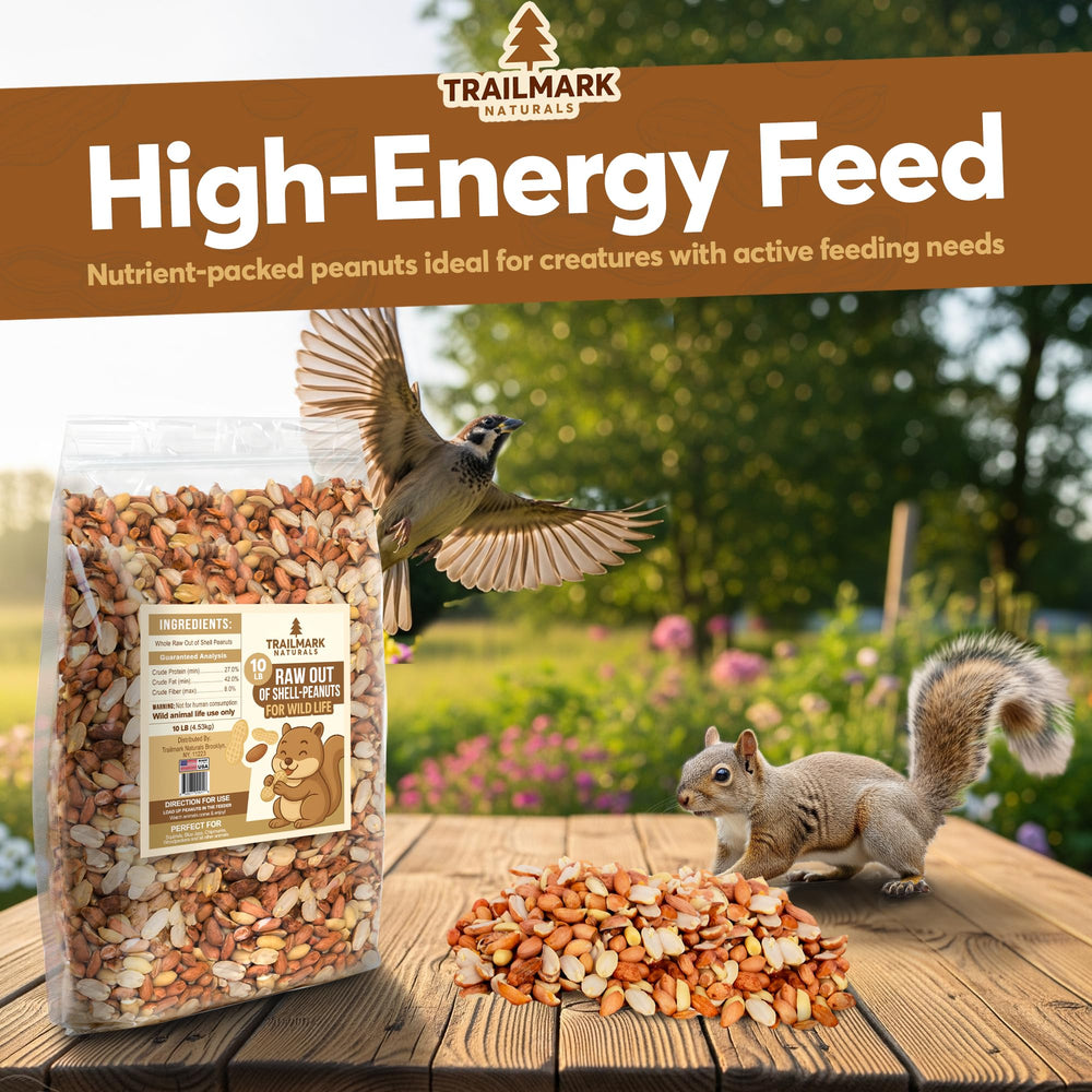 Trailmark Naturals para ardillas y aves, alimento natural para fauna.