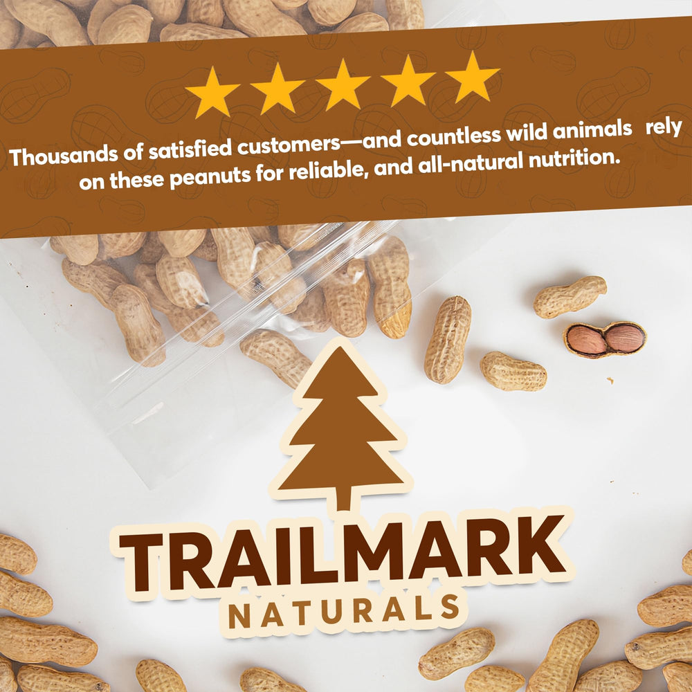 Trailmark Naturals para centros de alimentación de fauna silvestre con cacahuates