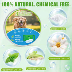 Trihood pendiente para collar de perro, resistente al agua para aventuras.