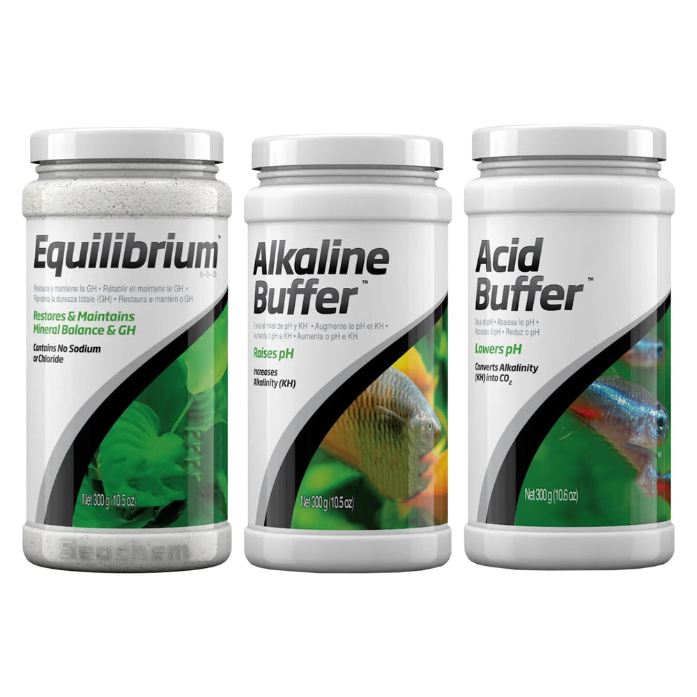 Equilibrium de Trinity Treats para acuario, equilibrio mineral y claridad del agua