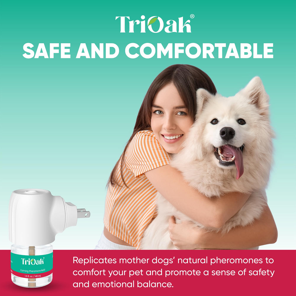 Kit TriOak con dos difusores para perro, apoyo emocional en casa